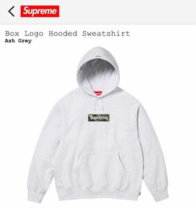 Supreme Box Logo Hooded Sweatshirt Ash Grey M 23aw camo NIGO