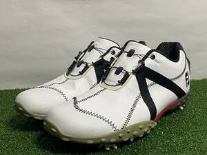 FootJoy フットジョイ 55288J ホワイト 26.0cm M BOA ソフトスパイクゴルフシューズ