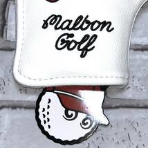 超希少！マルボンゴルフ MALBON GOLF ピン型パターカバー 海外仕様 白_画像5