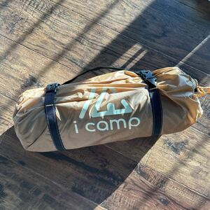 icamp ソロテント solo2 広々使える一人用 簡単設営 コンパクト 超軽量1.6kg ジュラルミン製ポール ソロキャンプ 1人用 耐水圧2000mm以上