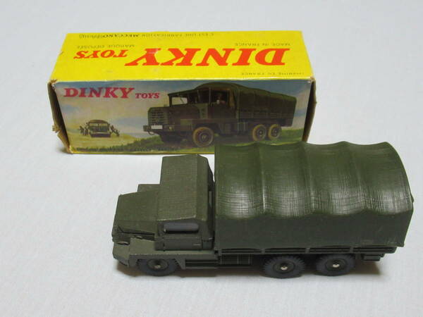 ■未使用 希少 1963-64年 フランス製 共箱付！ディンキー DINKY TOYS No.824 GAZELLE BERLIET 陸軍トラック