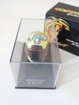 1円 ミニチャンプス AGV ヘルメット V.ロッシ GP 250 1999 1/8 未使用品_画像1