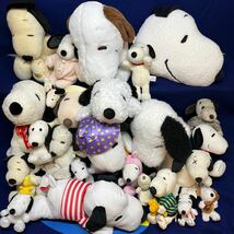 SNOOPY ぬいぐるみ スヌーピー 大量　セット　まとめて　キャラクター PEANUTS 犬　ドッグ　人形　マスコット　中古　当時物　レア_画像8