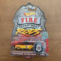 2000 未開封 Hot Wheels ホットウィール '40フォード 40 FORD SAN RAMON CA FIRE RODS FIRE DEPARTMENT 消防 アメリカ アメ車 カスタム_画像1