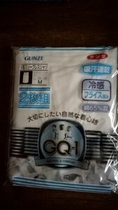 グンゼ　GUNZE　V首スリーブレスシャツ　Mサイズ　2枚組　ホワイト　GQS518