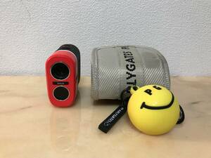 美品 ボルビック VOLVIK RANGE FINDER V2 レンジファインダー レーザー 距離計 ゴルフ用レンズ PEARLY GATES パーリーゲイツ