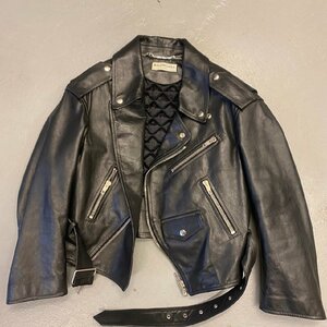 *BALENCIAGA Balenciaga *[457891 TSH09] swing leather rider's jacket 