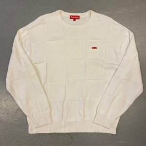 ☆SUPREME　シュプリーム☆21SS Tonal Checkerboard Small Box Sweaterチェッカーボードスモールボックスセーター