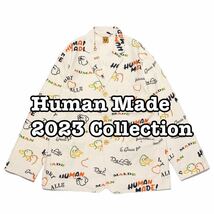 本物 正規店購入 美品 Human Made ヒューマンメイド Dry Alls Duck Printed Jacket White ジャケット コットン アニマル サイズS_画像1