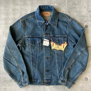 1円 デッドストック　90s 日本製　Levi's 70505 リーバイス　ビンテージ　デニムジャケット　未使用　ジージャン トラッカージャケット　40