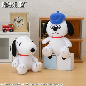 SNOOPY Mぬいぐるみ スヌーピー&オラフ 全2種セット PEANUTS プライズ 新品・未使用 タグ付きの画像1