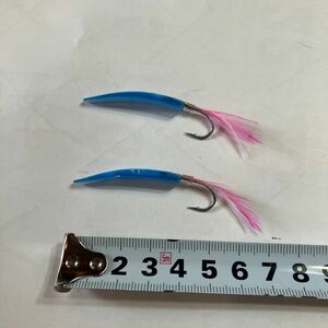 釣り具　弓角　サフトロ用　新品　2セット　ブルー　5CM 