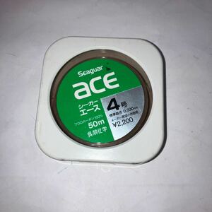 釣り糸　ハリス　 SEAGUAR ACE 4号　50M 美品　僅かに使用