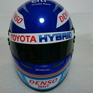 SPORTS MINI LINE 1/2 2018 FERNANDO ALONSO WEC フェルナンド・アロンソ ヘルメット TOYOTA GAZOO Racing BELL HELMETの画像2