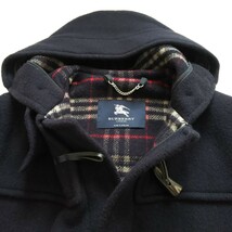 【美品 L】バーバリーロンドン 最高級 ウール ダッフルコート ダブル 王道 ノバチェックBURBERRYLONDON アウター ブルゾン ジャケット_画像3