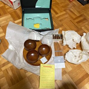 【新品】漆器6セット 内訳 椀6個、箸6膳、盆1 全て漆器 箱あり