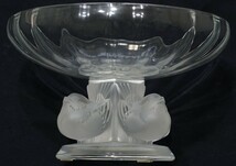 LALIQUE ルネ・ラリック 小鳥コンポート ノジャン_画像2