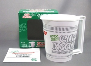 ◆ 新品 日清食品 カップヌードル ■ リフィル 詰め替え用 フタ付きマグカップ ★ 樹脂製 ポリプロピレン 【NISSIN/CUP NOODLE】 ◆