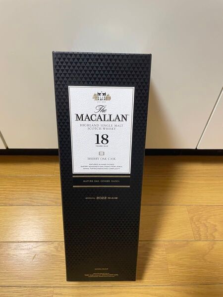 マッカラン18年 シェリーオークカスク 2022年リリース 700ml 1本 箱付き 新品未開封 正規品