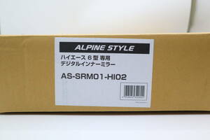 アルパインスタイル ALPINE STYLE ハイエース 200系 (2020年5月~) デジタルインナーミラー 前後2カメラ ドライブレコーダー AS-SRM01-HI02