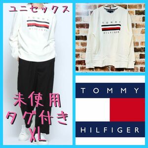 TOMMY HILFIGERトミーヒルフィガーロゴスウェットXL