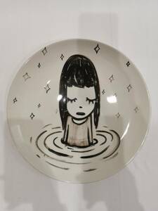 【模写】奈良美智 Yoshitomo Nara Untitled 2007 Ceramic 飾り皿 PLATE Diam. 30CM