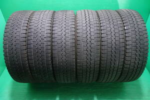 L322-22 送料無料 205/85R16 117/115L スタッドレスタイヤ LT 6本セット ダンロップ WINTER MAXX LT03M 7分山 2022年製 ライトトラック 4t