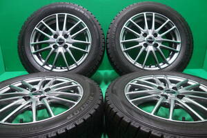 K253-18 送料無料 185/60R15 スタッドレス 4本セット ダンロップ WINTER MAXX WM02 7.5分山 ヤリス アクア ヴィッツ スイフト