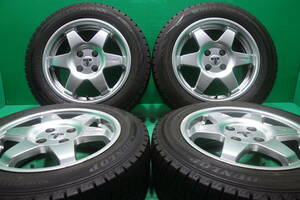 L346-21 送料無料 175/65R15 スタッドレス 4本セット ダンロップ WINTER MAXX WM02 9分山 溝たっぷり TECMAG ミニ用 MINI R55 R56