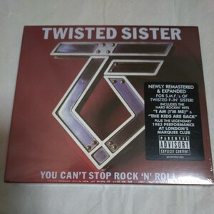 未開封★２CD★リマスター★2018年盤★デジパック★TWISTED SISTER★YOU CAN'T STOP ROCK 'N' ROLL★