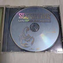 初回限定盤★04年発売★初回メタリックジャケット★ステッカー★帯付★SCORPIONS★UNBREAKABLE★スコーピオンズ★反撃の蠍団★BVCP-21384_画像5