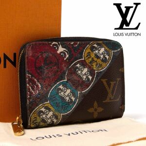 ★極美品★一スタ LOUIS VUITTON ルイヴィトン 二つ折り財布 コンパクトウォレット モノグラム ジッピー コインパース 山本寛斎 コラボ