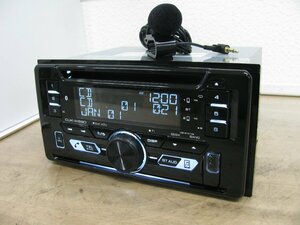 [107208-A]ダイハツ純正（ケンウッド） 200ｍｍワイド CUK-W69D CD/USB/AUX/Bluetooth ハンズフリー通話可 動作確認済