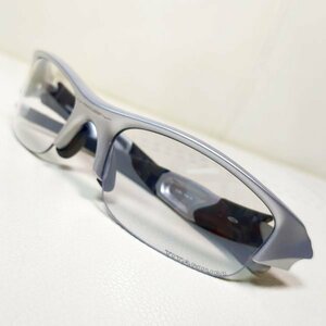 オークリー フラックジャケット 03-884J チタニウムクリアレンズ シルバー 伊達眼鏡 サングラス OAKLEY FLAK JACKET TITANIUM