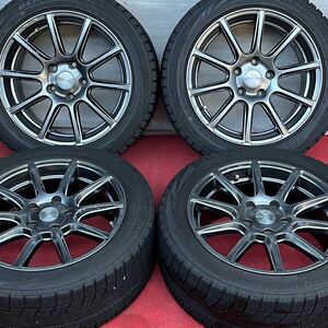 BRIDGESTONE ECO FORME CRS 131 17インチ×7.5J＋48 PCD120/5穴 BRIDGESTONE 225/50R17スタッドレス4本。BMW等に。