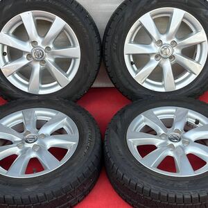 75%溝有。NISSAN ニッサン ノート E12 Xエアロスタイル 純正 15インチ×5.5J PCD100 4穴 +40 PIRELLI 185/65R15スタッドレス4本。19年式。