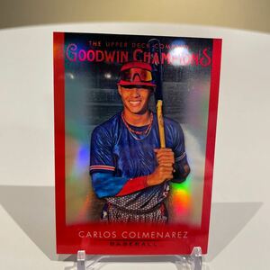 2021 Goodwin Champions Platinum Red Parallel #11 Carlos Colmenarez RC Upper Deck baseball トレカ