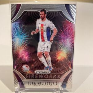 2020-21 Panini Prizm Premier League - Fireworks #5 Luka Milivojevic soccer トレカ