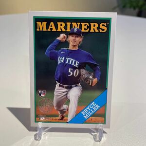 2023 Topps Update Retro 35th Anniversary RC Card of Bryce Miller -Mariners MLBトレカbaseball