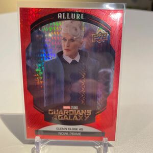 2022 UD Marvel Allure Glenn Close Nova Prime Red Prism #35 Guardians Galaxy マーベル カード