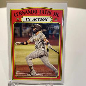 2021 Topps Heritage In Action Card #138 - Fernando Tatis Jr. - Padres MLB baseball トレカ