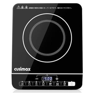 未使用品　電気コンロ CUSIMAX型番：CMIC-N77卓上型調理器 卓上コンロ 多機能 1500W高火力 火力調節可能 過熱保護 持ち運び便利 ブラック