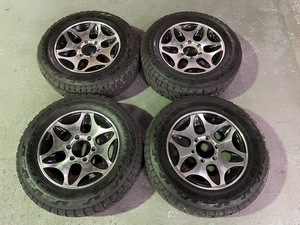 ☆C-7844 デイトナユーロ RS6 16×7J＋25 139.7-6h ハイエース外し TOYOオープンカントリーR/T 215/70-16 4本セット 室内保管☆