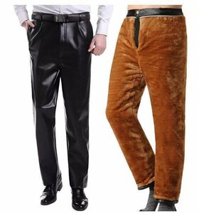 Впустую и зимние кожаные брюки Мужские мужские кожаные брюки всадник спрыгивает двигательные брюки брюки.
