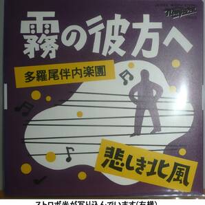 再発シングル●多羅尾伴内楽團●霧の彼方へ 悲しき北風●●大滝詠一●ナイアガラ●(SRKL 3044)