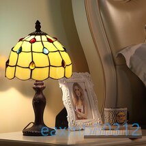 ◆芸術品◆上品◆花柄ステンドランプ ステンドグラス アンティーク レトロな雰囲気がおしゃれ ティファニー 美品ランプ 照明_画像1