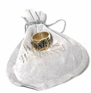 Vivienne Westwood ヴィヴィアンウエストウッド BELT リング 12号 925 ロゴ レディース アクセサリー ビンテージ 指輪 保存袋