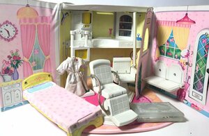 旧 TAKARA タカラ リカちゃん お人形病院 ハウス 建物 1970年代 昭和 レトロ おもちゃ 小物 おままごと