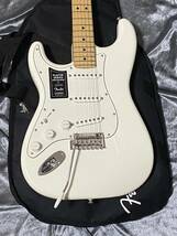 ★送料無料 美品 2020年製 レフティモデル Fender Mexico Player Stratocaster ストラトキャスター 即決特価_画像2