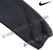 ■新品【NIKE】ナイキ ゴルフに最適 フリース保温 前面BIGロゴ スウェット クルーネックトレーナー■BK/2XL_画像5